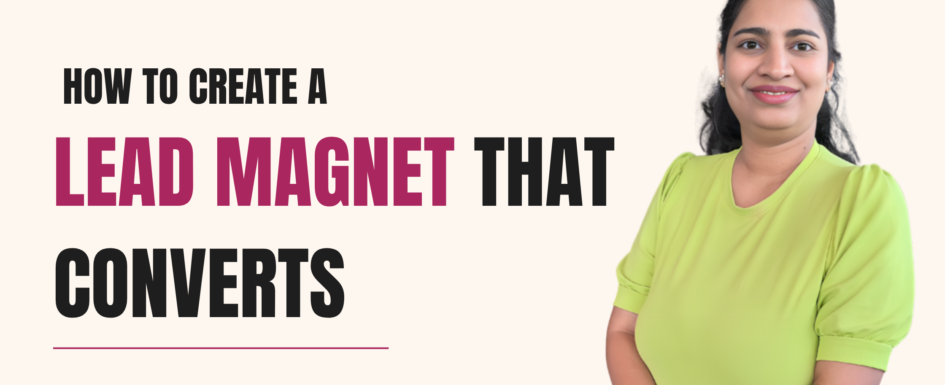 CReate a High Converting lead magnet graphic